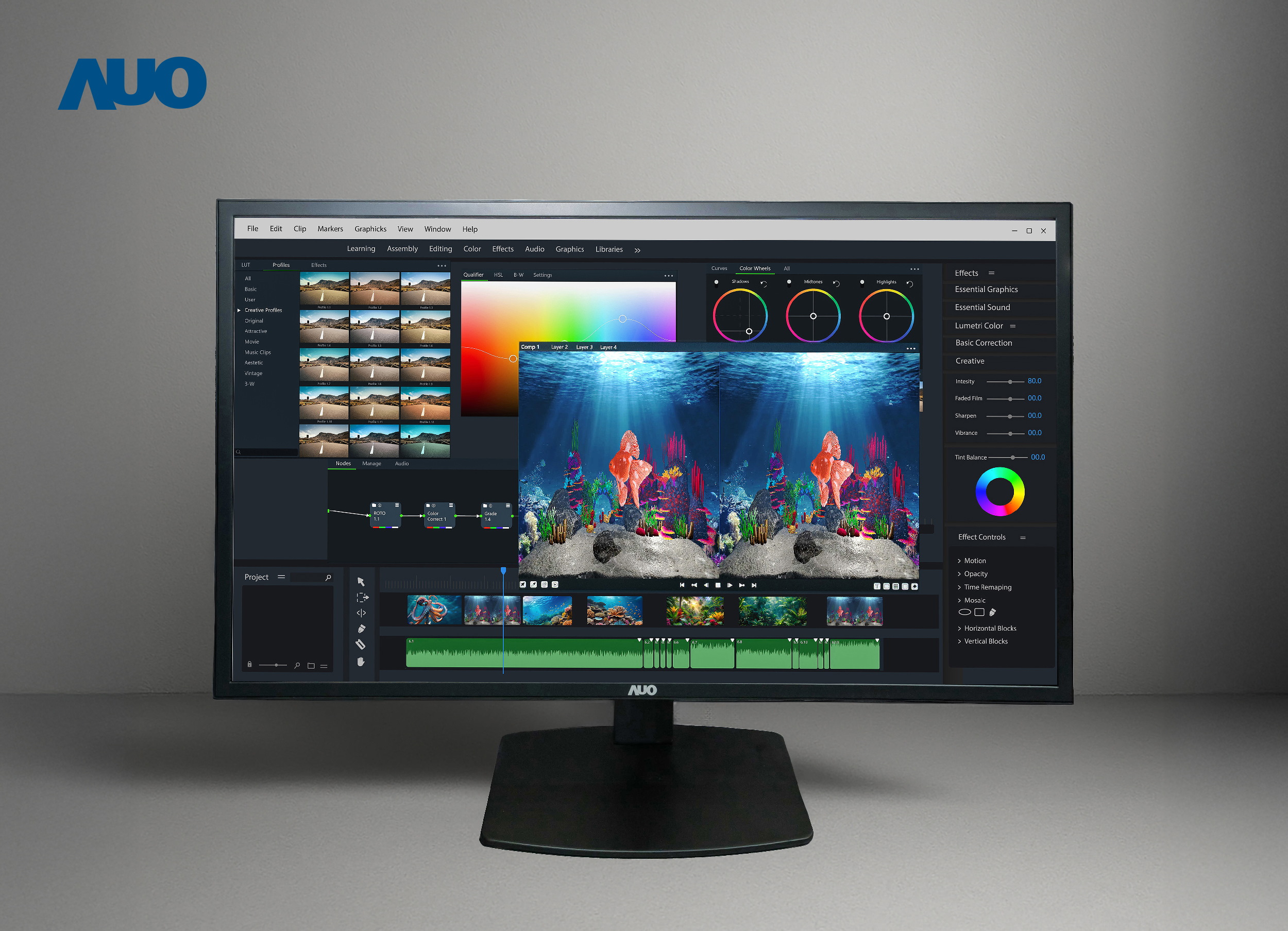 友達開發32吋2D/3D專業桌上型顯示器，擁有8K4K超高解析度，並以低串擾演算法優化3D顯示效果，搭載自動眼球追蹤功能，能即時調整3D圖像，進行即時2D與3D無縫共存視窗，提供圖像設計工作者突破二維介面的嶄新工作氛圍與效率